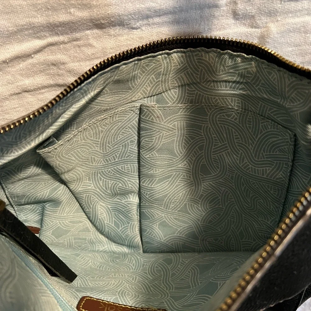 The Sak Black Leather Crossbody Bag. Work or fun.